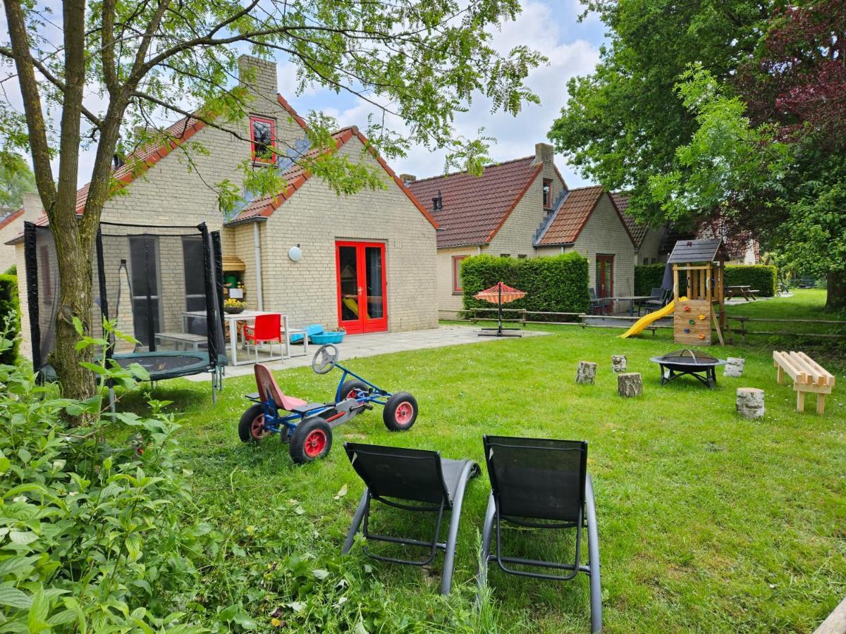 7 Person House With Garden, Firepit, Swimming Lake, Hammock, Child Friendly, In- And Outside Playground, Slide, And Great Coffee Ewijk Екстериор снимка